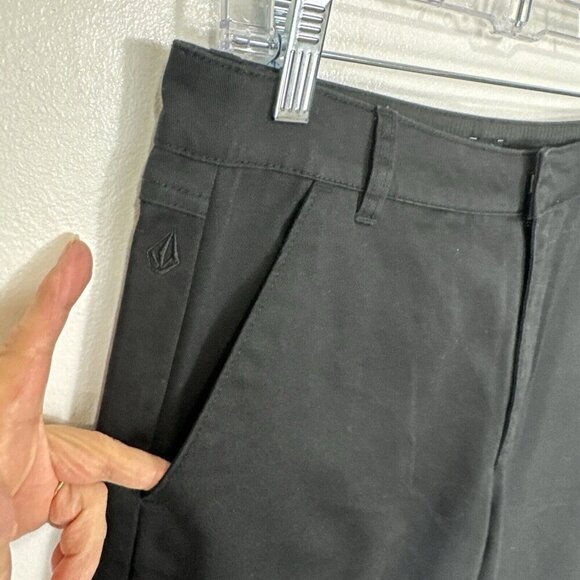 Volcom Women's 32 SO Chickie High-Rise Pant Black NWT Inseam 27" - Picture 4 of 11